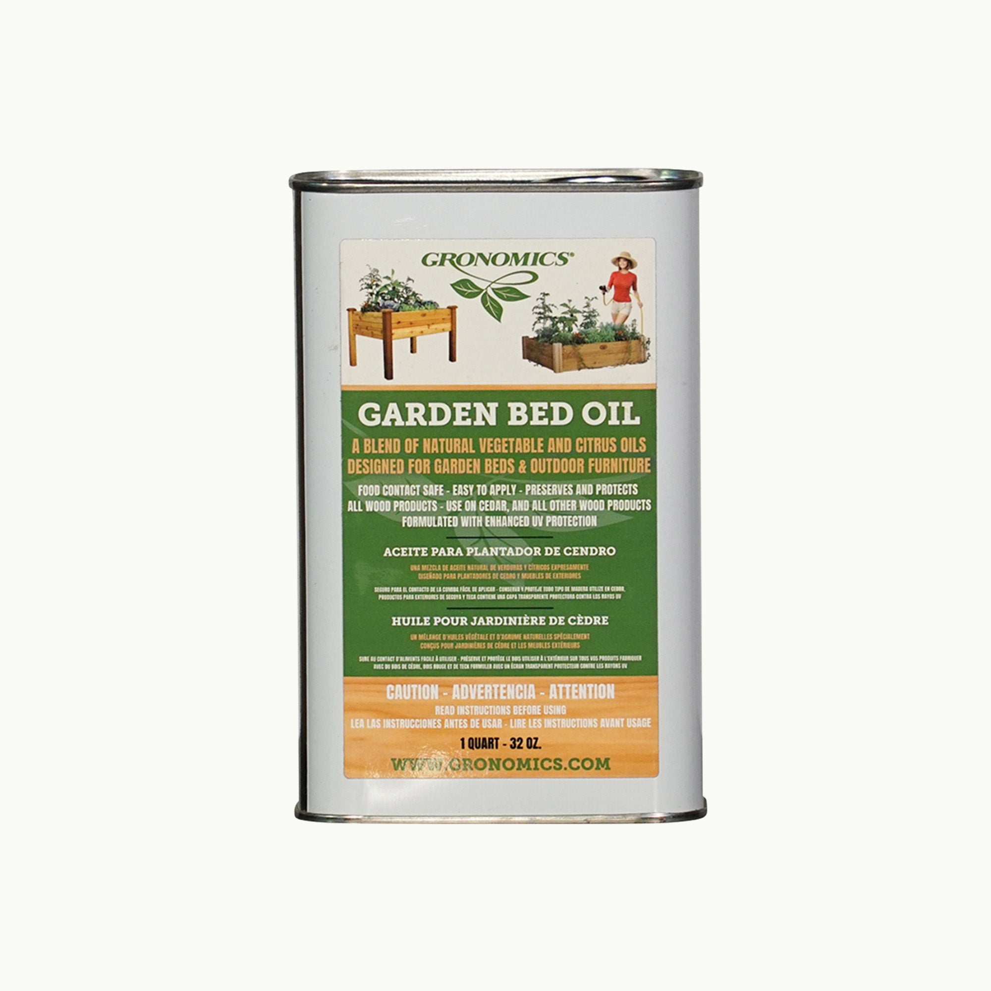 Cedar Garden Bed Oil – Wood Preservative & Protector | Gronomics