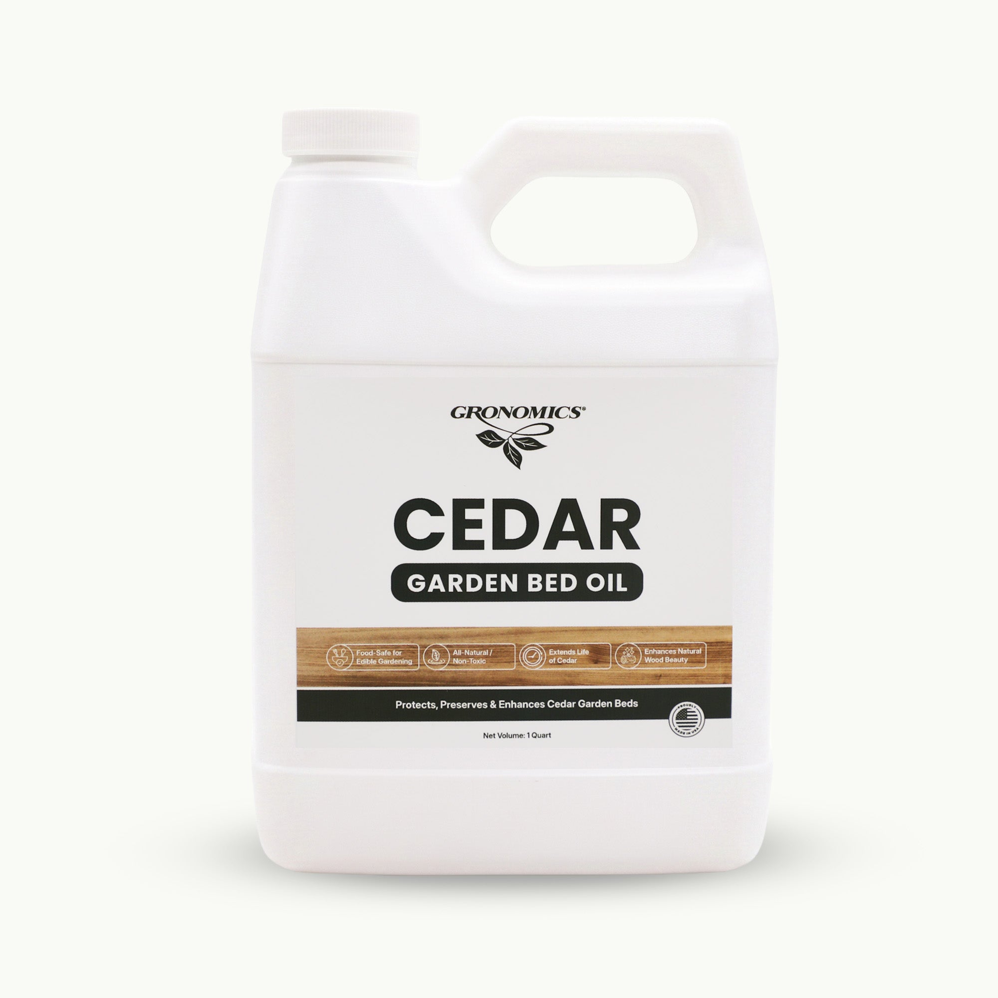 Cedar Garden Bed Oil – Wood Preservative & Protector | Gronomics