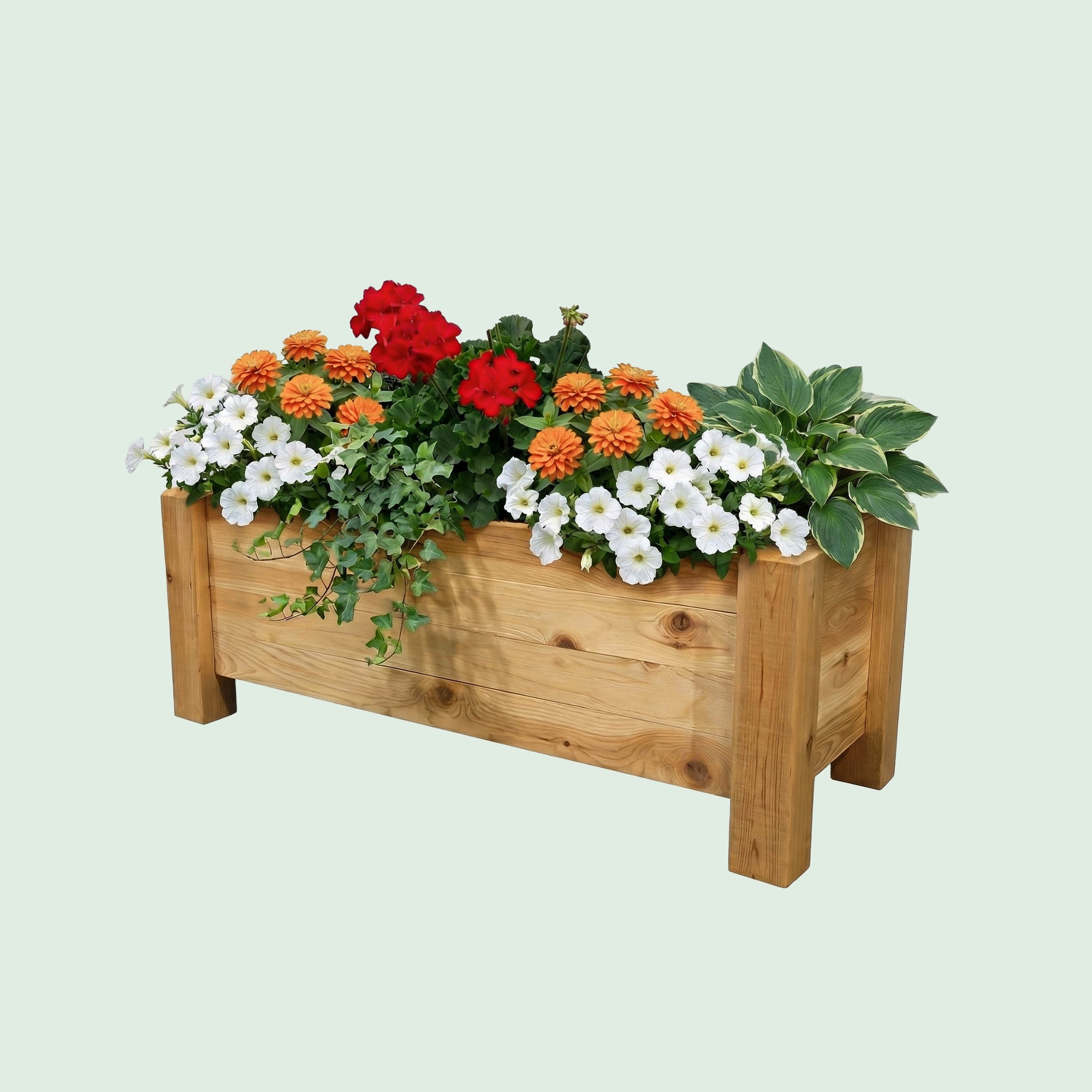 Planter Box – 18” x 48” x 19” Cedar Outdoor Planter – Gronomics