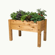 Elevated Garden Bed – 24” x 48” – 14” Deep Cedar Planter