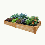 Raised Garden Bed – 48” x 95” – 10.5” Deep Cedar Planter