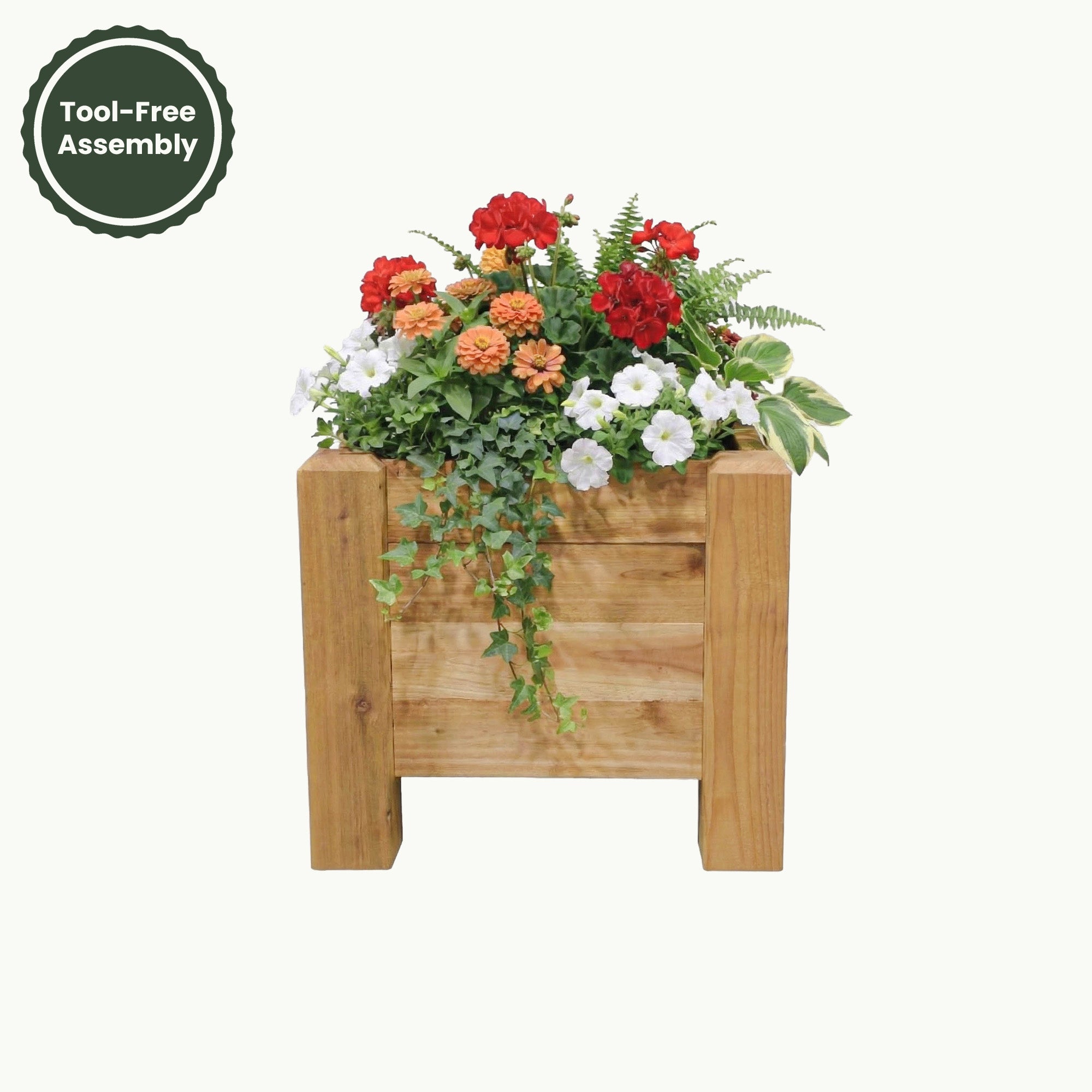 outdoor box planters Gronomics Cedar Rustic Planter Box