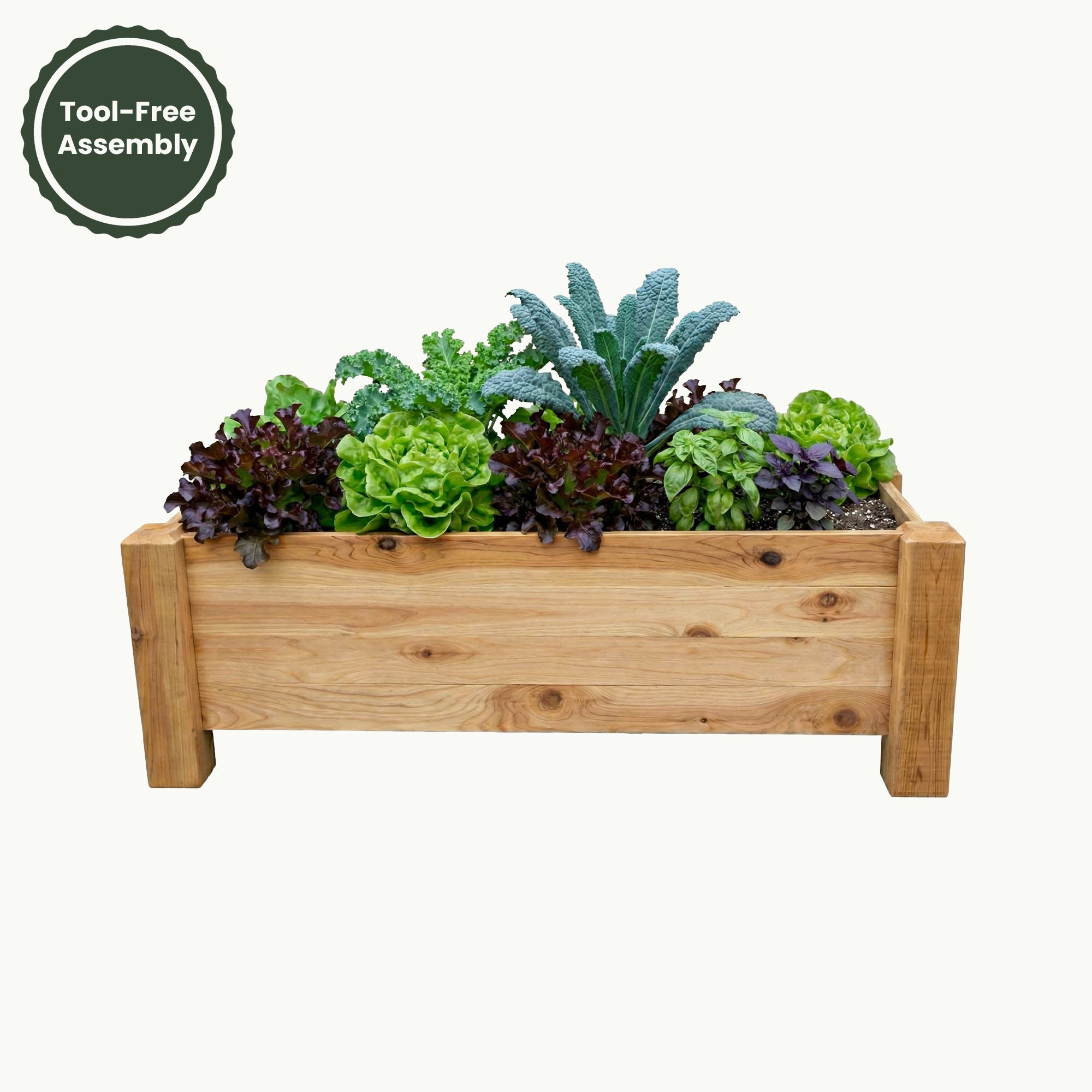 Planter Box – 18” x 48” x 19” Cedar Outdoor Planter